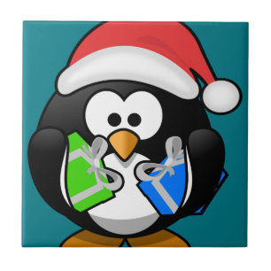 Carreau En Céramique Penguin avec cadeaux