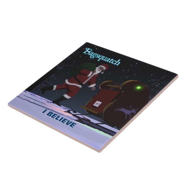 Carreau En Céramique Père Noël - Bagsquatch (Côté)