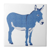 Petit âne d'Eddie pas vraiment bleu