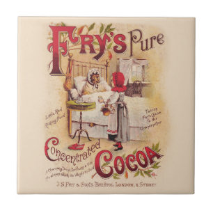 Carreau En Céramique Petit cacao à chapeau rouge