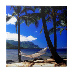 Carreau En Céramique Petit somme tropical Kauai Hawaï d'après-midi
