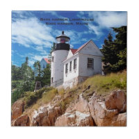 Phare bas de port, port bas Maine