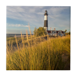 Carreau En Céramique Phare de Big Sable Point sur le lac Michigan