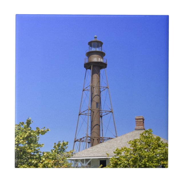 Carreau En Céramique Phare de Sanibel (Devant)