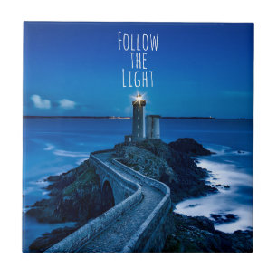 Carreau En Céramique Phare Twilight Suivre la lumière