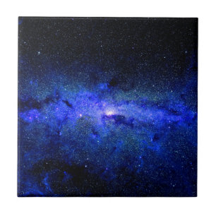 Carreau En Céramique Photo de l'espace de galaxie de manière laiteuse