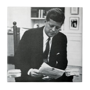 Carreau En Céramique Photographie de John F. Kennedy 2