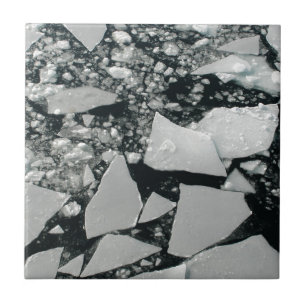 Carreau En Céramique Pièces flottantes de glace arctique brisée