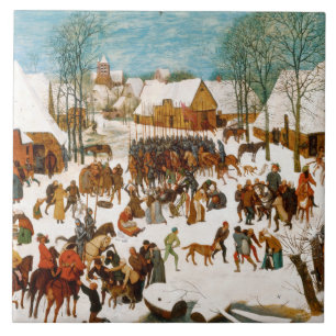 Carreau En Céramique Pieter Bruegel l'Aîné-Massacre des innocents