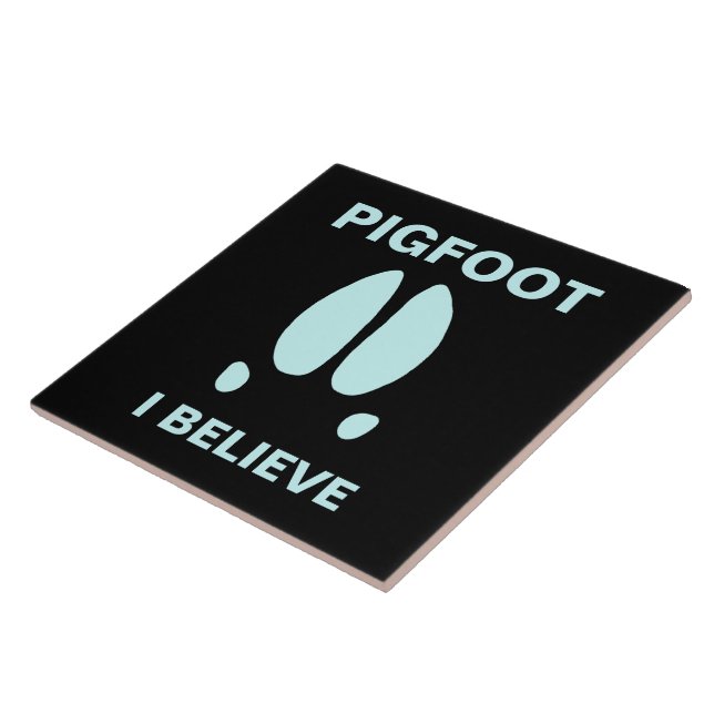 Carreau En Céramique Pigfoot - Je crois (Côté)