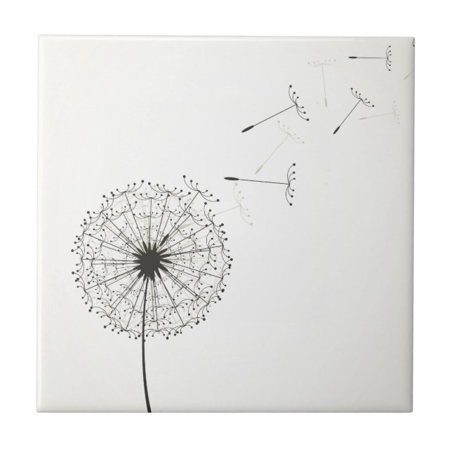 Carreau En Céramique Pissenlit (Devant)