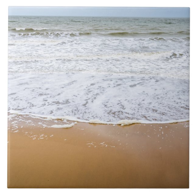 Carreau En Céramique Plage de sable vue rivage carrelage en céramique (Devant)