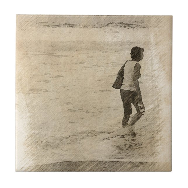 Carreau En Céramique plage d'Ipanema (Devant)