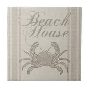 Carreau En Céramique Plage House Crab Seashore
