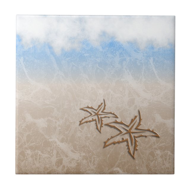 Carreau En Céramique Plage Starfish (Devant)