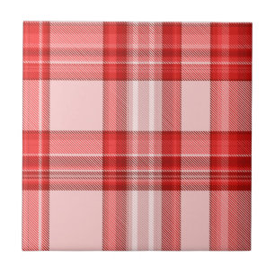 Carreau En Céramique Plaid d'amoureux
