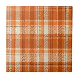 Carreau En Céramique Plaid orange