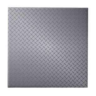 Carreau En Céramique Plaque diamant gris acier