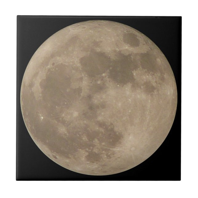 Carreau En Céramique Pleine lune Carrelage Cool Lune Carrelage en céram (Devant)