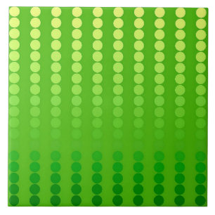 Carreau En Céramique Points de satin - nuances de vert de chaux