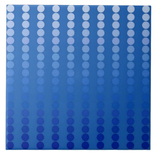 Carreau En Céramique Points satinés - tons bleu acier