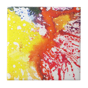 Carreau En Céramique Polychromopie #13E par Michael Moffa