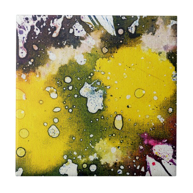 Carreau En Céramique Polychromoptic #7 par Michael Moffa (Devant)