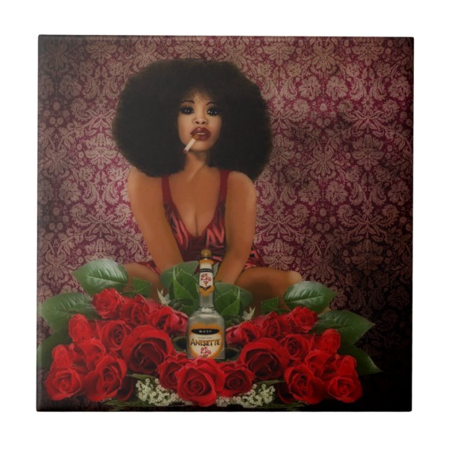 Carreau En Céramique Pomba Gira (Devant)