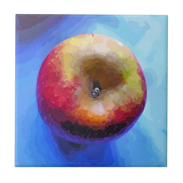 CARREAU EN CÉRAMIQUE POMME (Devant)