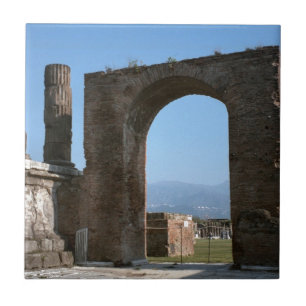 Carreau En Céramique Pompeii, site archéologique
