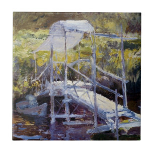 Carreau En Céramique Pont blanc par John Twachtman