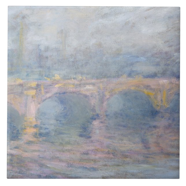 Carreau En Céramique Pont de Claude Monet | Waterloo, Londres, au (Devant)