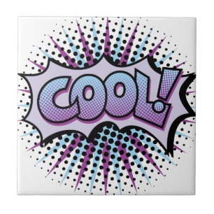 Carreau En Céramique Pop Art cool