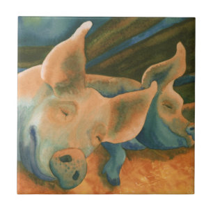Carreau En Céramique Porcs, porcs