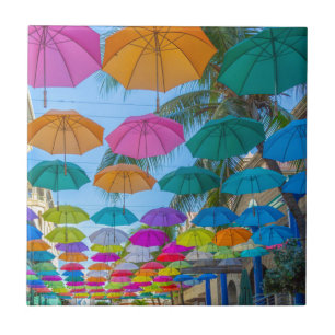Carreau En Céramique port louis le caudan parapluies casquette