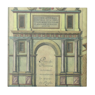 Carreau En Céramique Porte d'entrée d'église ancienne Architecture de l