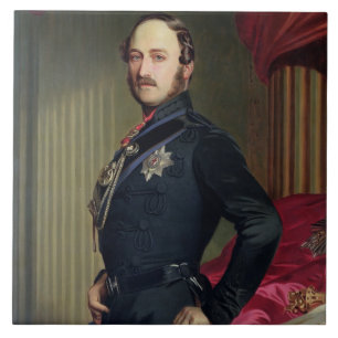 Carreau En Céramique Portrait de prince Albert (1819-61) 1859 (huile