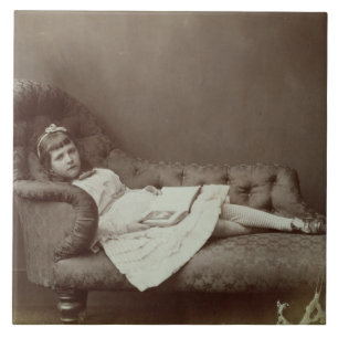 Carreau En Céramique Portrait de Xie Kitchin (copie d'albumen)
