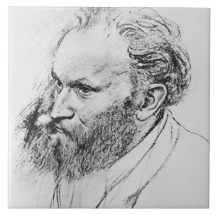 Carreau En Céramique Portrait d'Edgar Degas   d'Edouard Manet