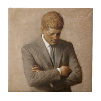 Carreau En Céramique Portrait officiel de la Maison Blanche de John F.