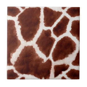 Carreau En Céramique Poster de animal de motif de girafe