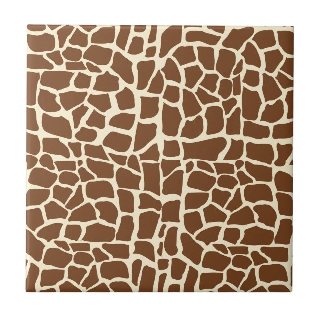Carreau En Céramique Poster de animal motif Giraffe (Devant)