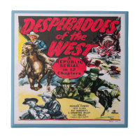 Poster de cinéma vintage de l'Ouest Desperados