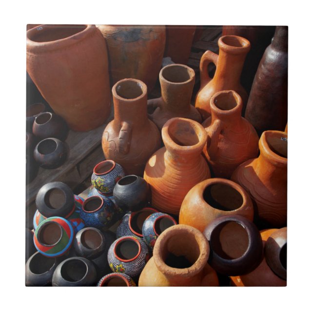 Carreau En Céramique Pots d'argile, Hazyview, Mpumalanga, Afrique du Su (Devant)