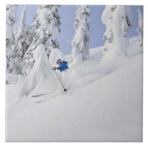 Carreau En Céramique Poudre de skis Mistie Fortin