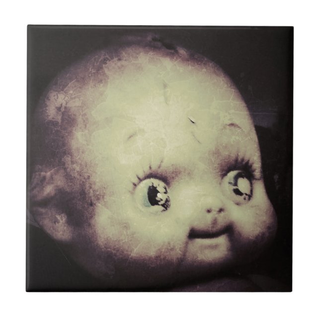 Carreau En Céramique Poupée déplaisante (Devant)