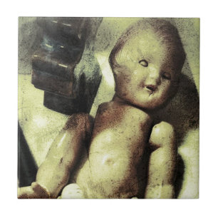 Carreau En Céramique Poupée déplaisante