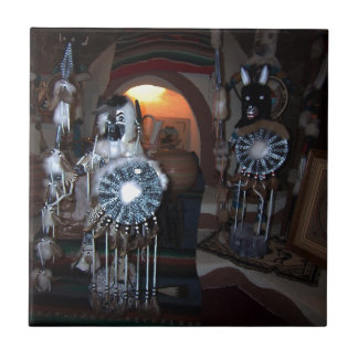 Carreau En Céramique Poupées de Kachina de Natif américain