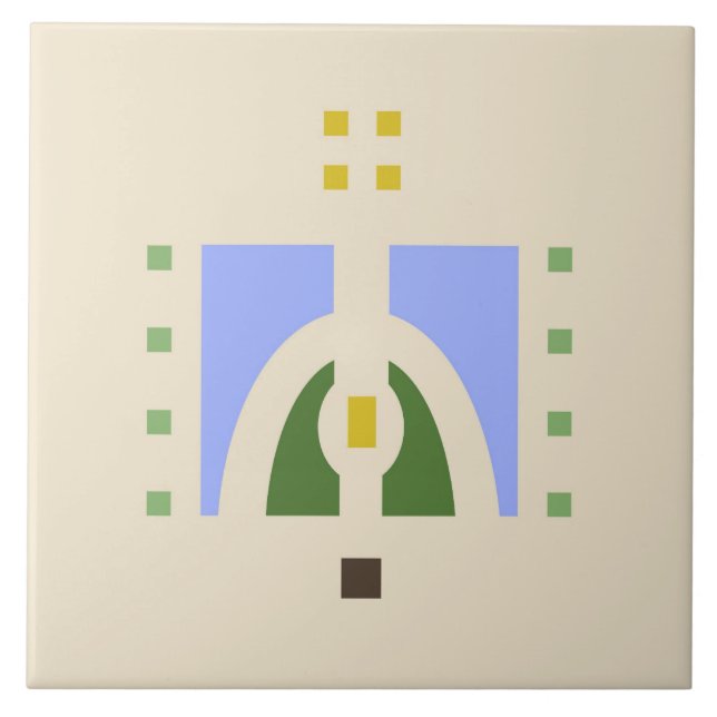 Carreau En Céramique "Pré " adoptif de Hélène (Devant)