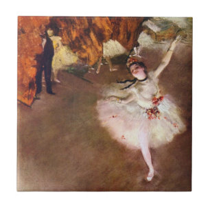 Carreau En Céramique Prima Ballerina, Rosita Mauri par Edgar Degas